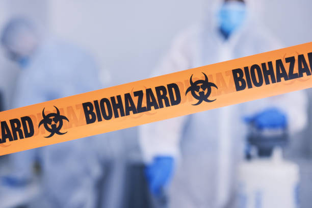 Professional Biohazard Cleanup technician working in Long Pine, NE